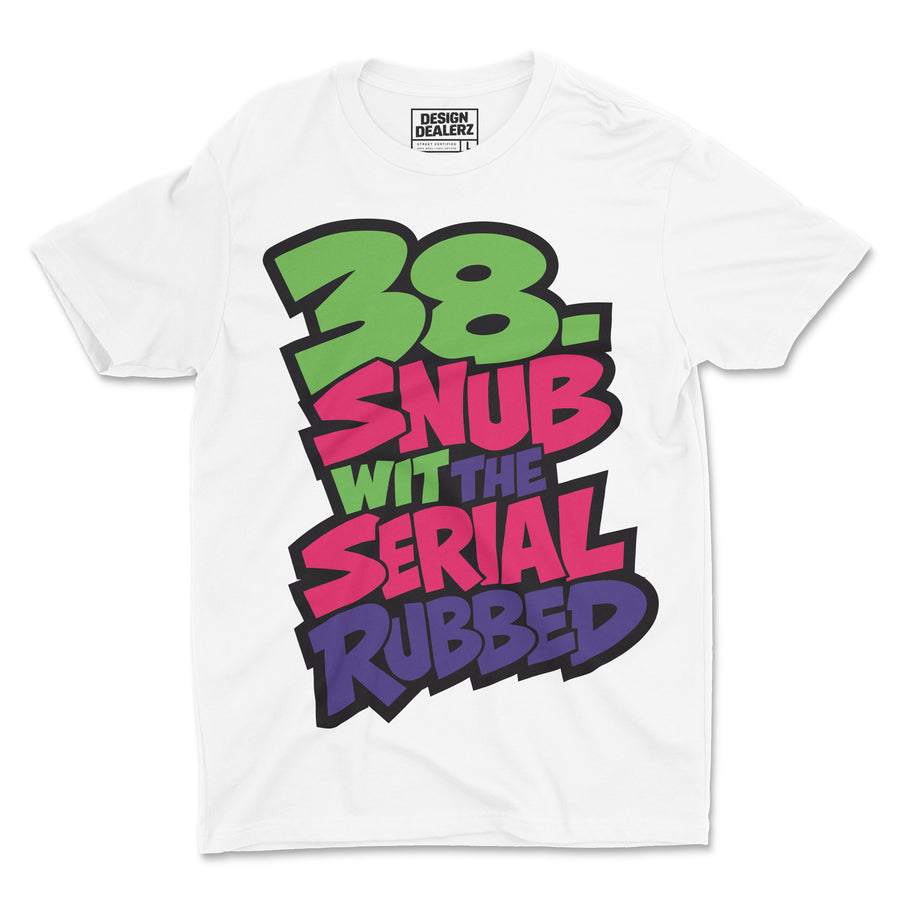 38 Snub Serial Rub Tee